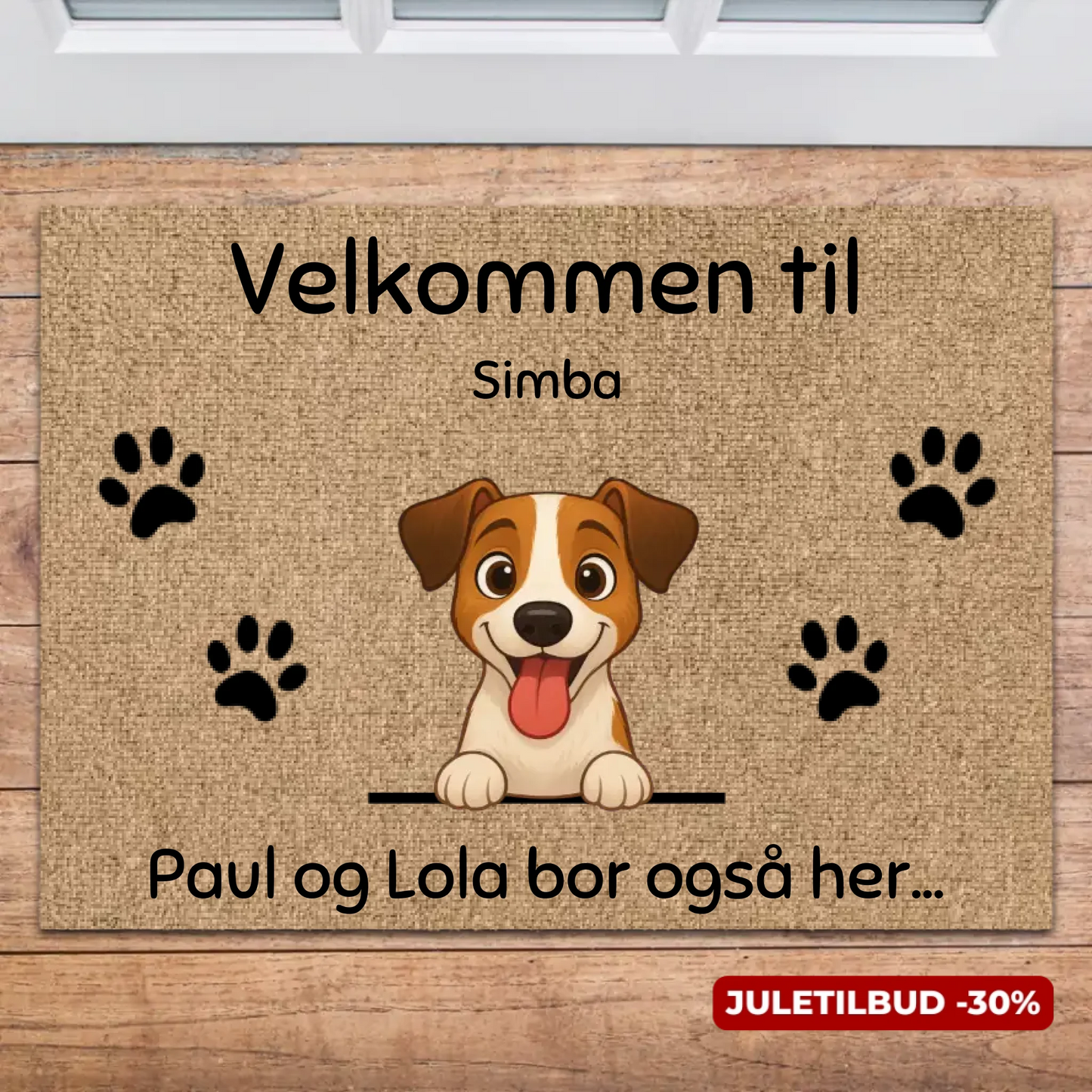 Skræddersyet dørmåtte